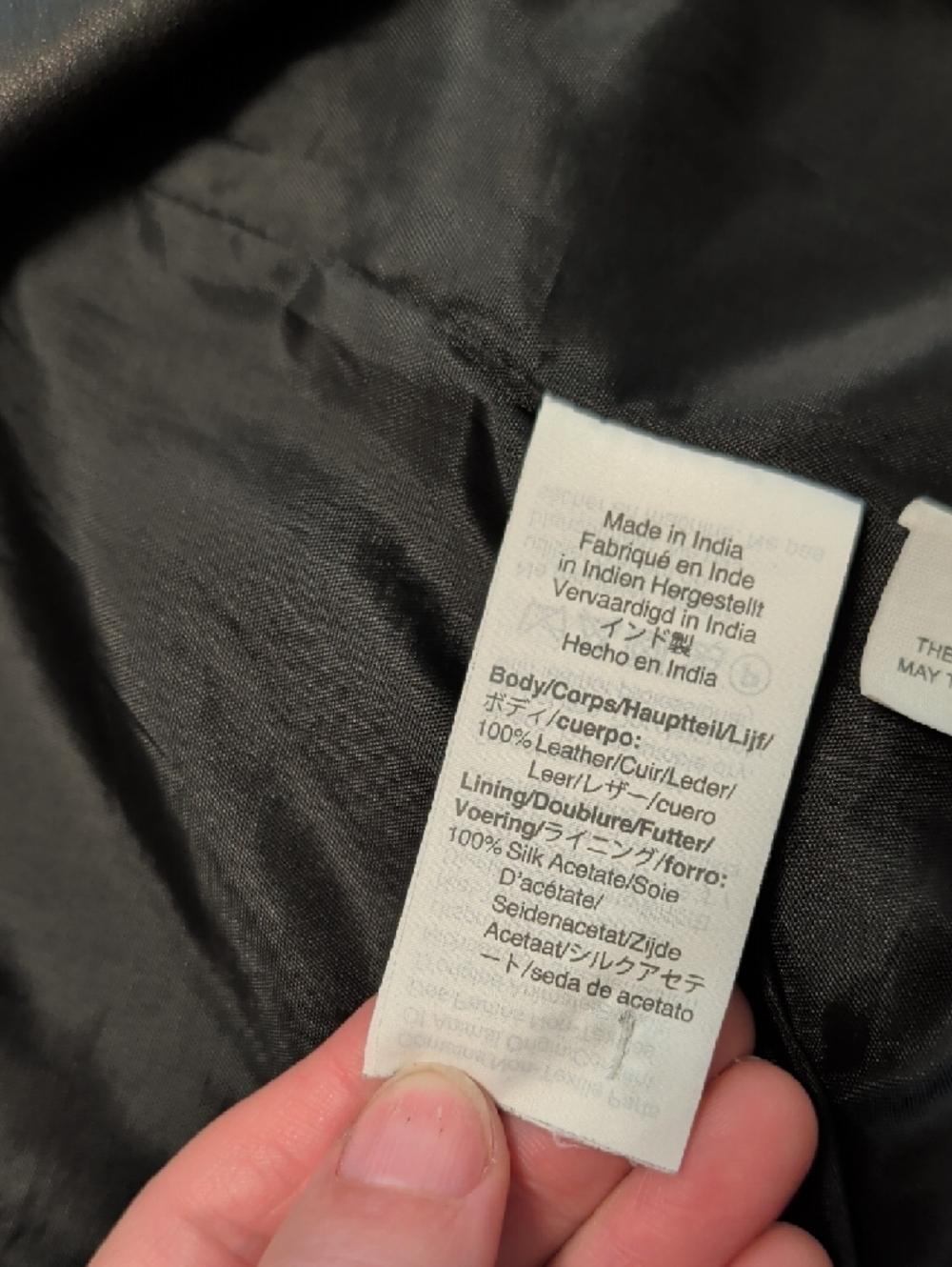 Madewell Black Leather Moto Jacket - Picture 9 of 9